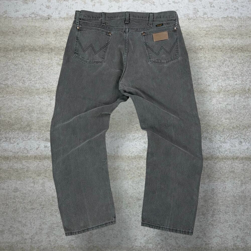 Vintage Y2K Wrangler Jeans 36x28 Relaxed Fit Faded Brown Wash Denim